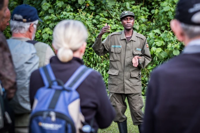 Gorilla trekking briefing 